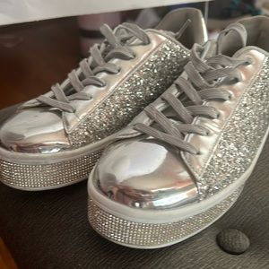 Silver Sparkle sneakers